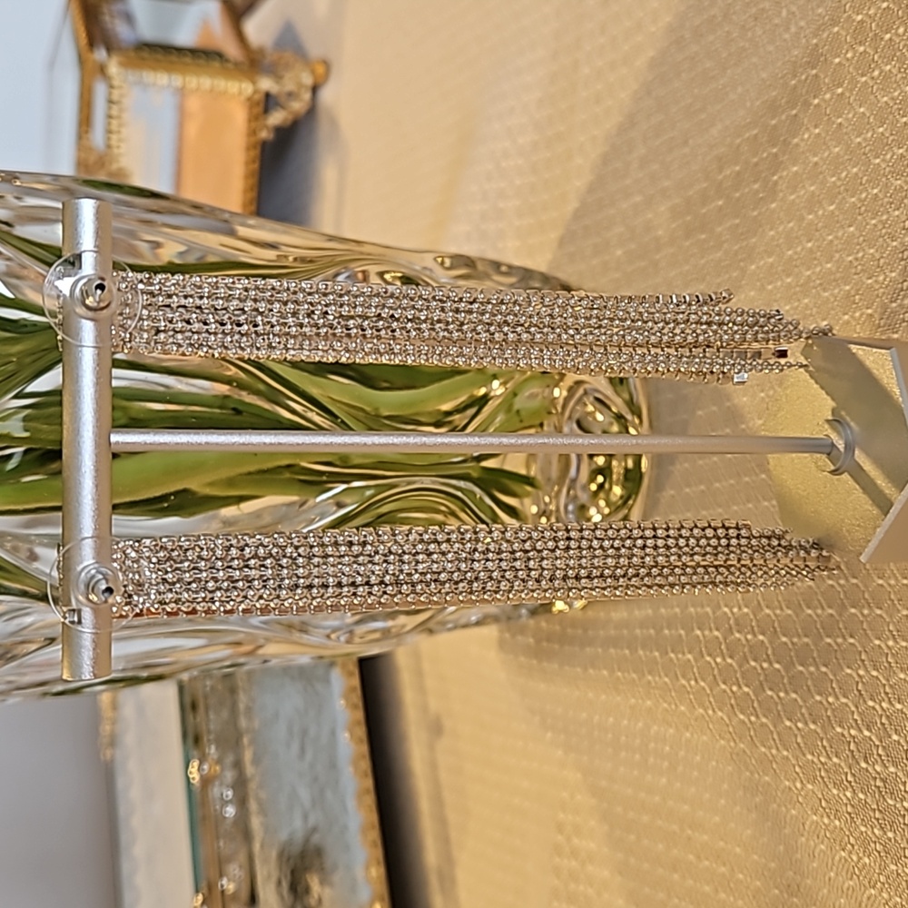 Crystal Rhinestone Earrings - Picture 8 of 11
